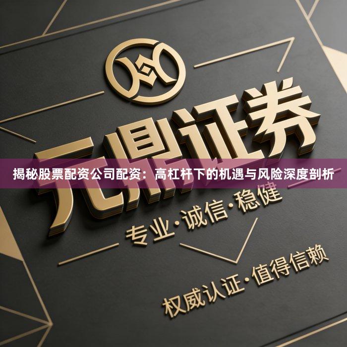 揭秘股票配资公司配资:高杠杆下的机遇与风险深度剖析