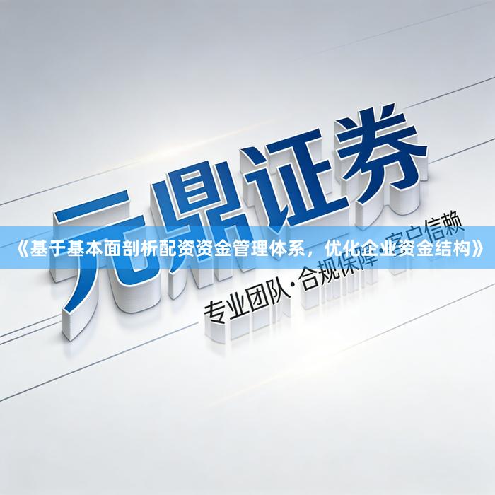 《基于基本面剖析配资资金管理体系，优化企业资金结构》