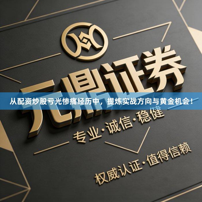 从配资炒股亏光惨痛经历中，提炼实战方向与黄金机会！