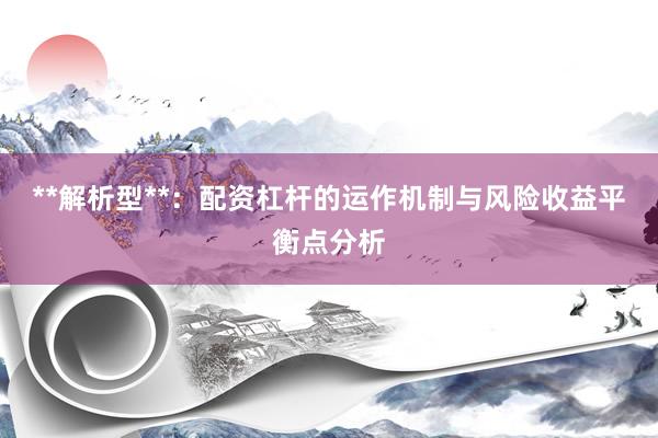 **解析型**：配资杠杆的运作机制与风险收益平衡点分析
