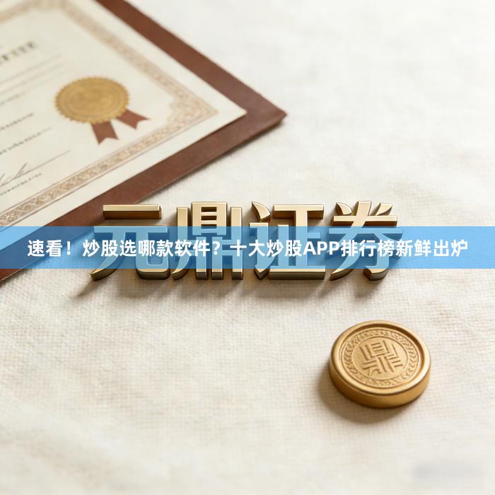 速看！炒股选哪款软件？十大炒股APP排行榜新鲜出炉