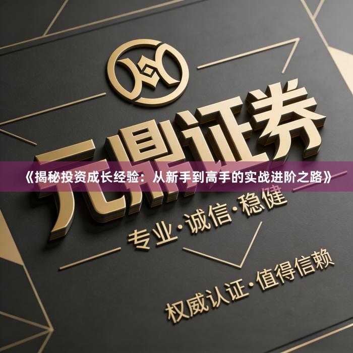 《揭秘投资成长经验：从新手到高手的实战进阶之路》